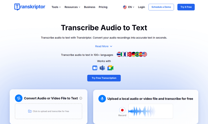 Transkriptor thumbnail