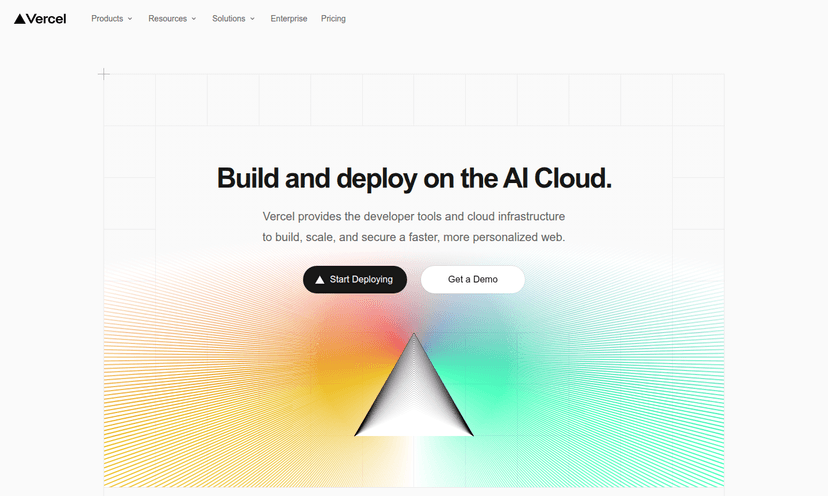 Vercel platform thumbnail