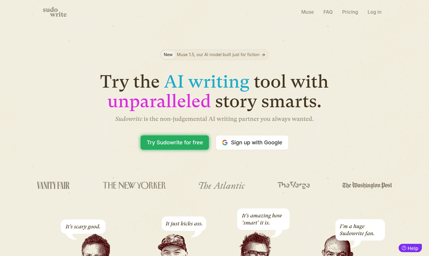 Sudowrite tool interface